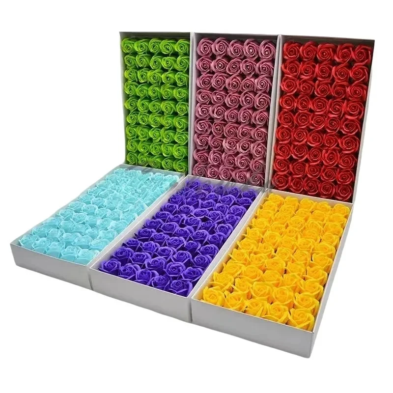 Artificial Rose Soap Flower Wedding Home Garden Home Room Wedding Decoration Diy Decorative Gift Box Bride Bouquet Ornament Arch - Image 3