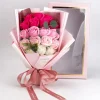 Artificial Soap Flower Rose Bouquet Gift Bags Valentine's Day Birthday Gift Wedding Home Decor 18 Rose Soap Bouquet Gift Box
