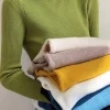 Autumn Winter Turtleneck Women Sweater Vintage Basic Solid Knitted Tops Casual Slim Pullover Korean Sweaters Simple Chic Jumpers
