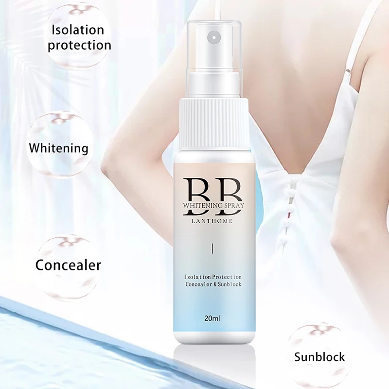 BB Whitening Spray Skin Brightening Moisturizing BB Cream Face Foundation Nourishing Skin Care Beauty Cosmetics - Image 3