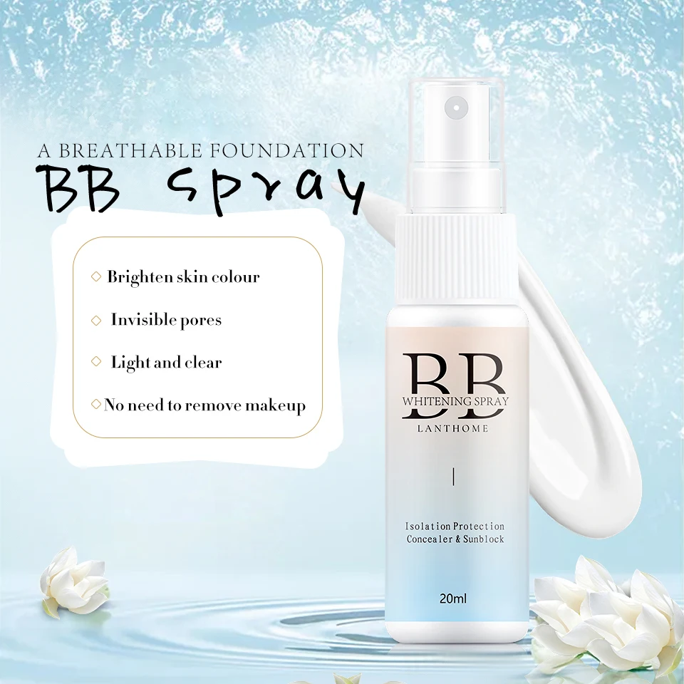 BB Whitening Spray Skin Brightening Moisturizing BB Cream Face Foundation Nourishing Skin Care Beauty Cosmetics - Image 2