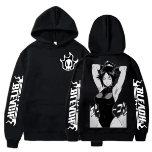 BLEACH Anime Hoodie Harajuku Sweatshirt Men Women Fashion Casual Streetwear Hoodies Oversized Unisex Comfortable high quality