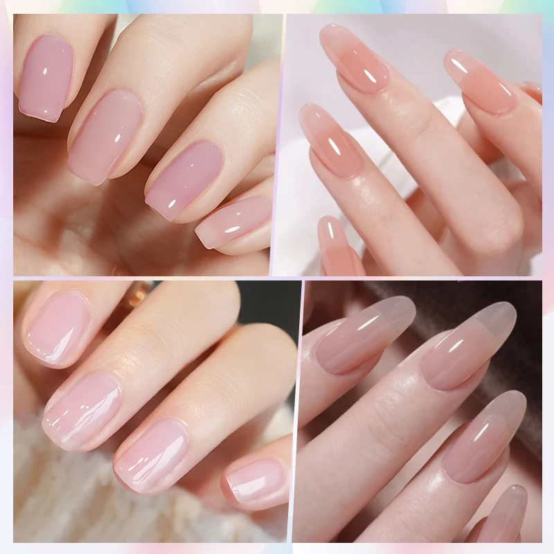 BORN PRETTY 83 Colors 10ml Jelly Nude Gel Nail Polish Autumn Amber Semi Transparent Manicure Soak off UV LED Nails Gel Varnish - Image 5