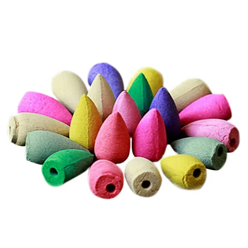 Backflow Incense Cones for Waterfall Mixed Natural Scents Waterfall Incense Burner Holder Gift Ideal for Yoga Aromatherapy - Image 6