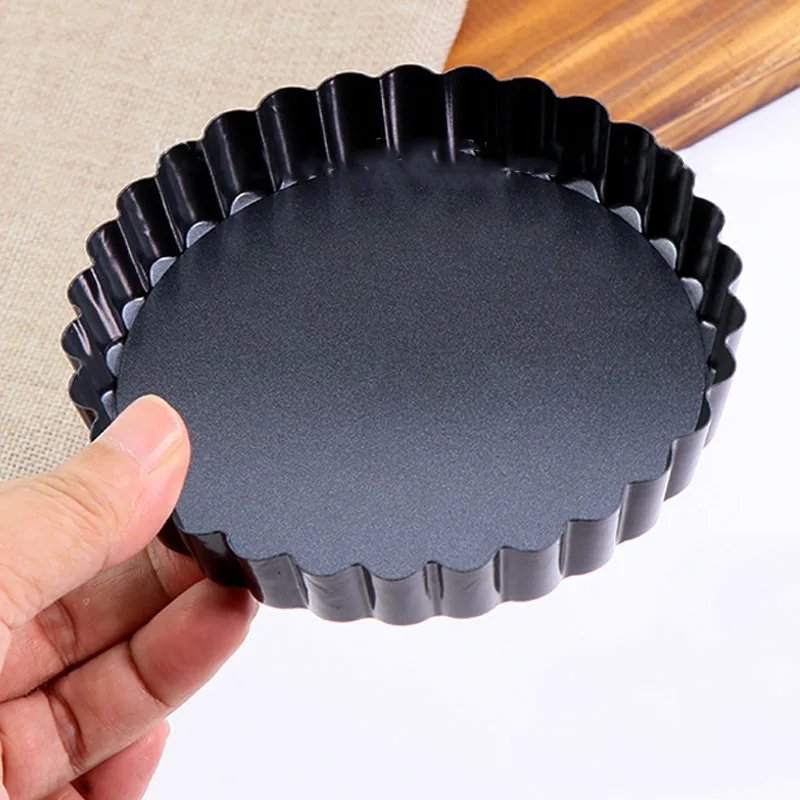 Baking Tool Cake Molds Nonstick Carbon Steel Round Quiche Pan Molds Pie Pizza Cake Mold Removable Loose Bottom Round Bakeware - Image 5