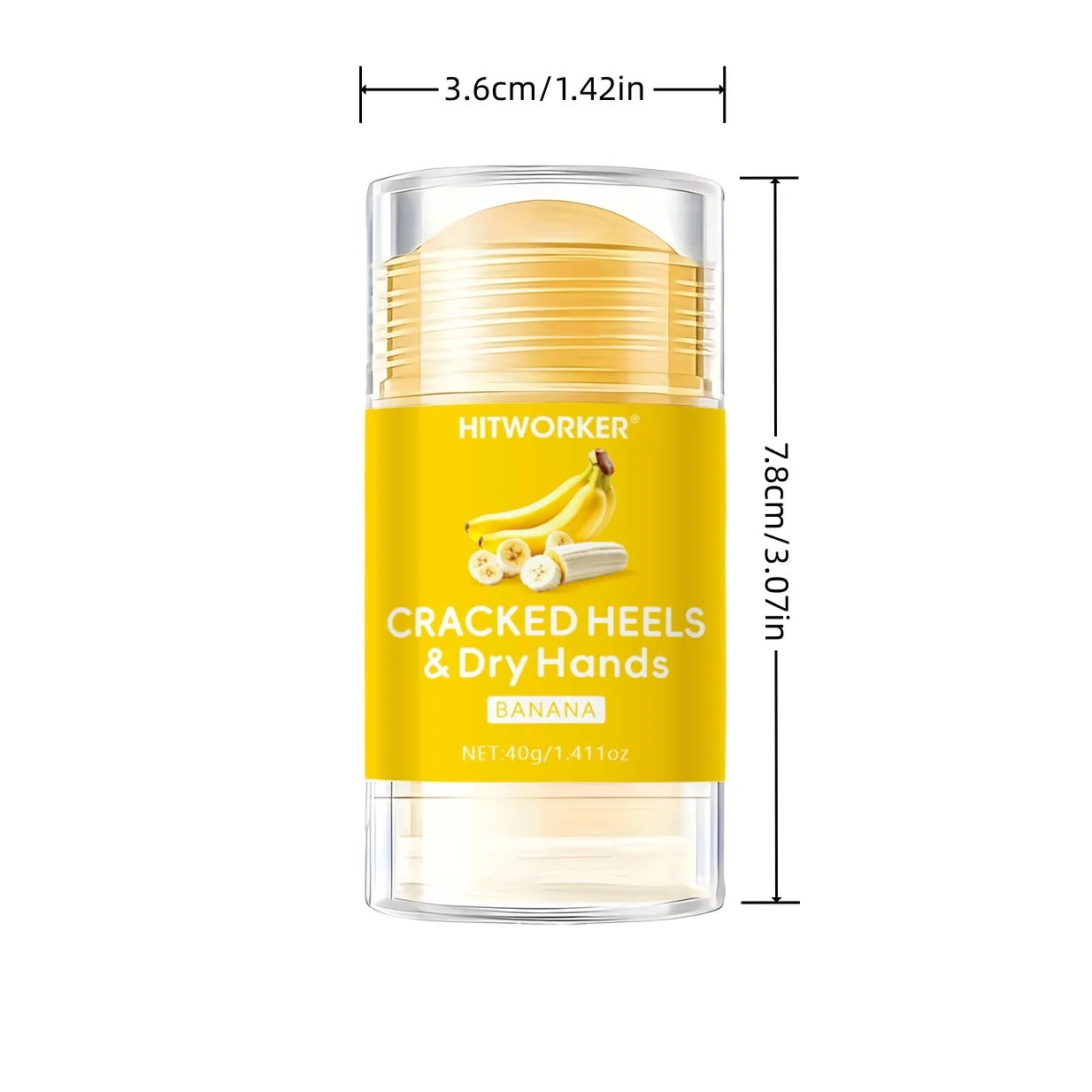 Banana flavored deodorizing cream for hand and foot care, moisturizing and beautifying the skin, 1pcs - Image 2