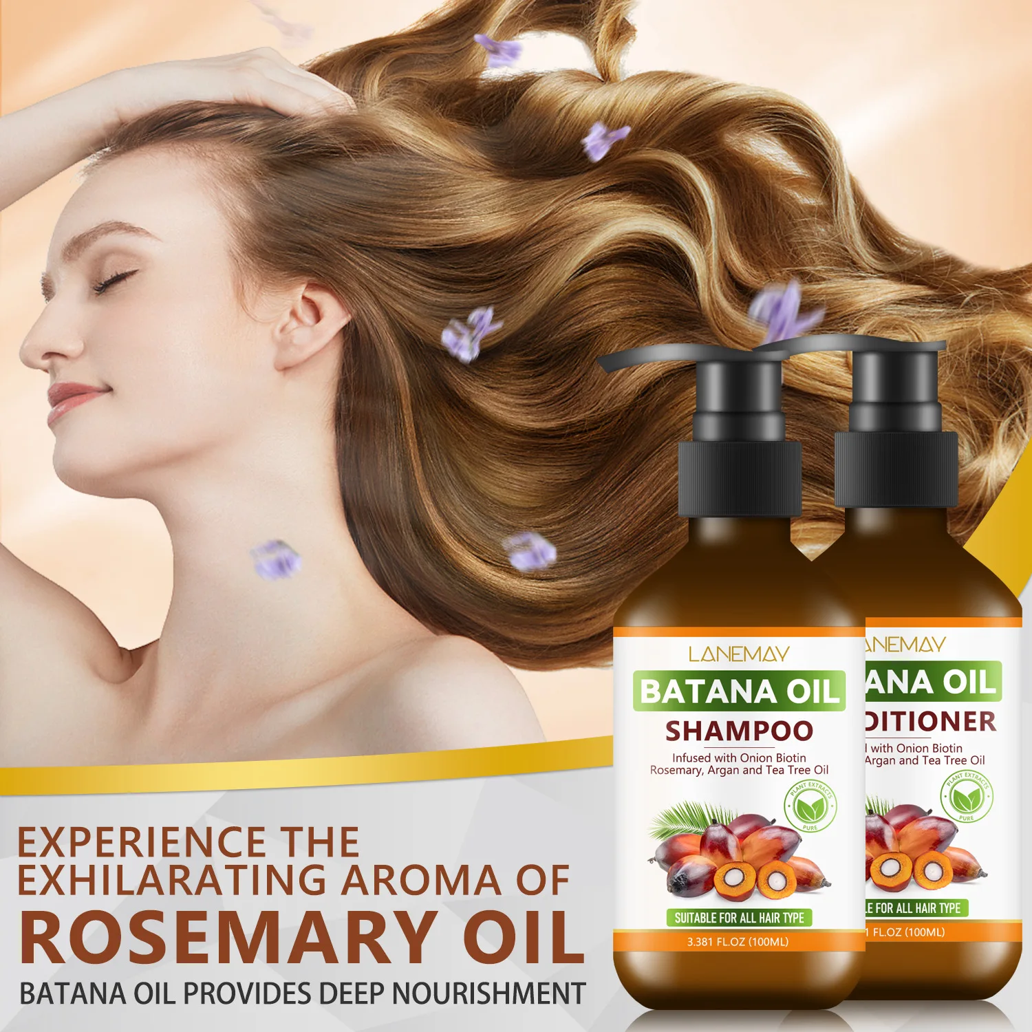 Batana Oil Shampoo & Conditioner Set – Nourish, Strengthen & Restore for All Hair Types. - Image 5