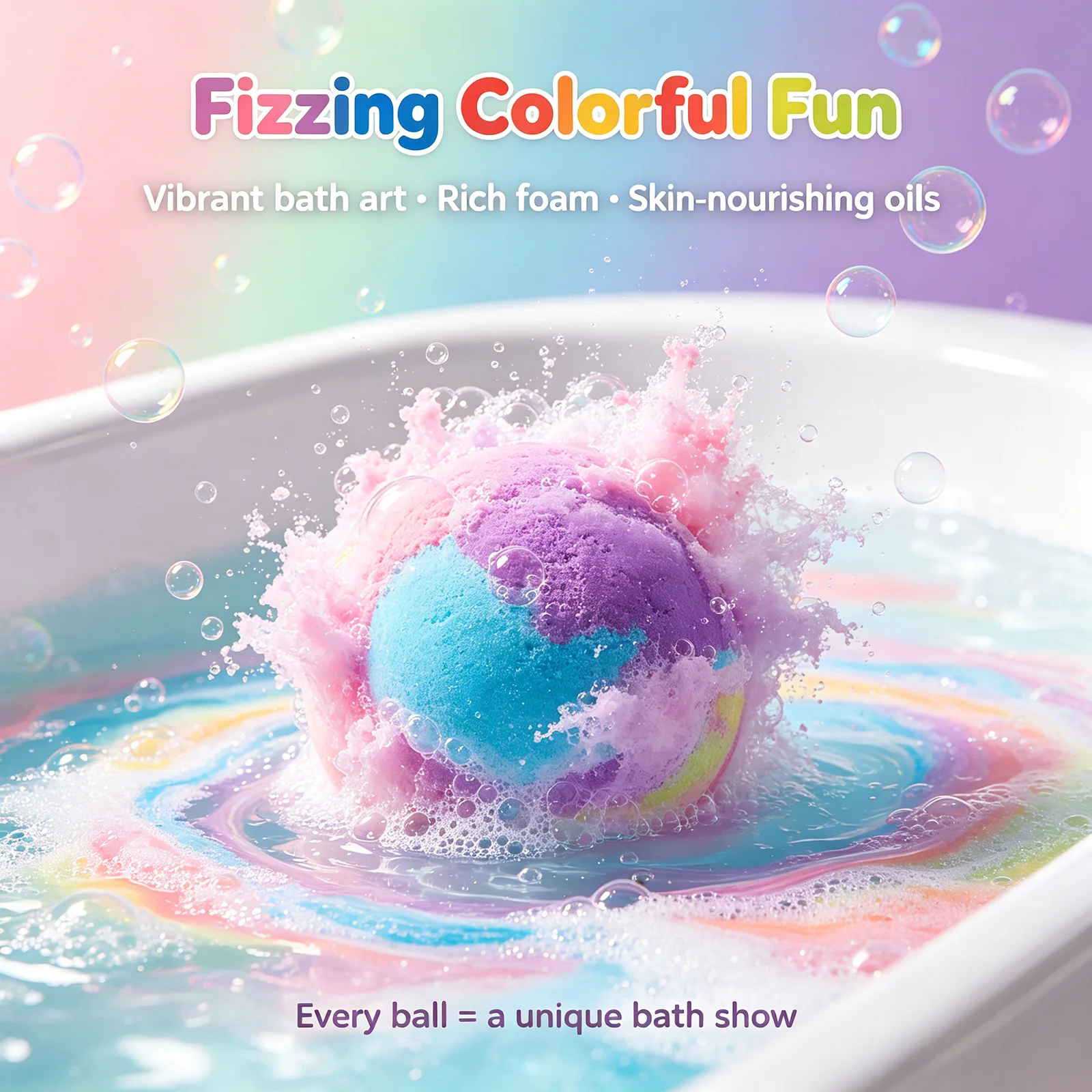 Bath Bombs Set with Surprise Toys Inside – Natural & Organic Fizzies for Bubble Bath Gift for Birthday Holiday , 600g (50g × 12) - Image 4