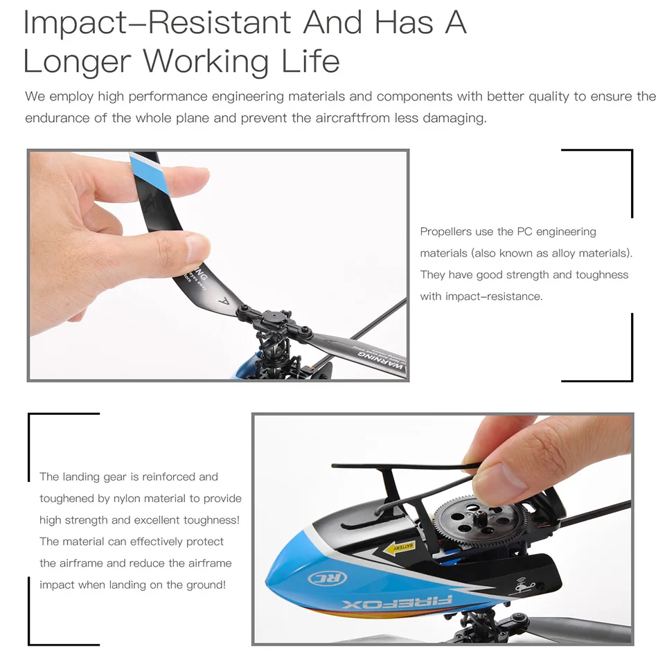 Beginner RTF Automatic Stable RC Helicopter 2.4G 4 Channel Single Propeller Without Aileron E129 C129 Durable Long Flight Time - Image 3