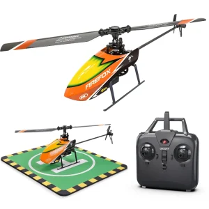 Beginner RTF Automatic Stable RC Helicopter 2.4G 4 Channel Single Propeller Without Aileron E129 C129 Durable Long Flight Time