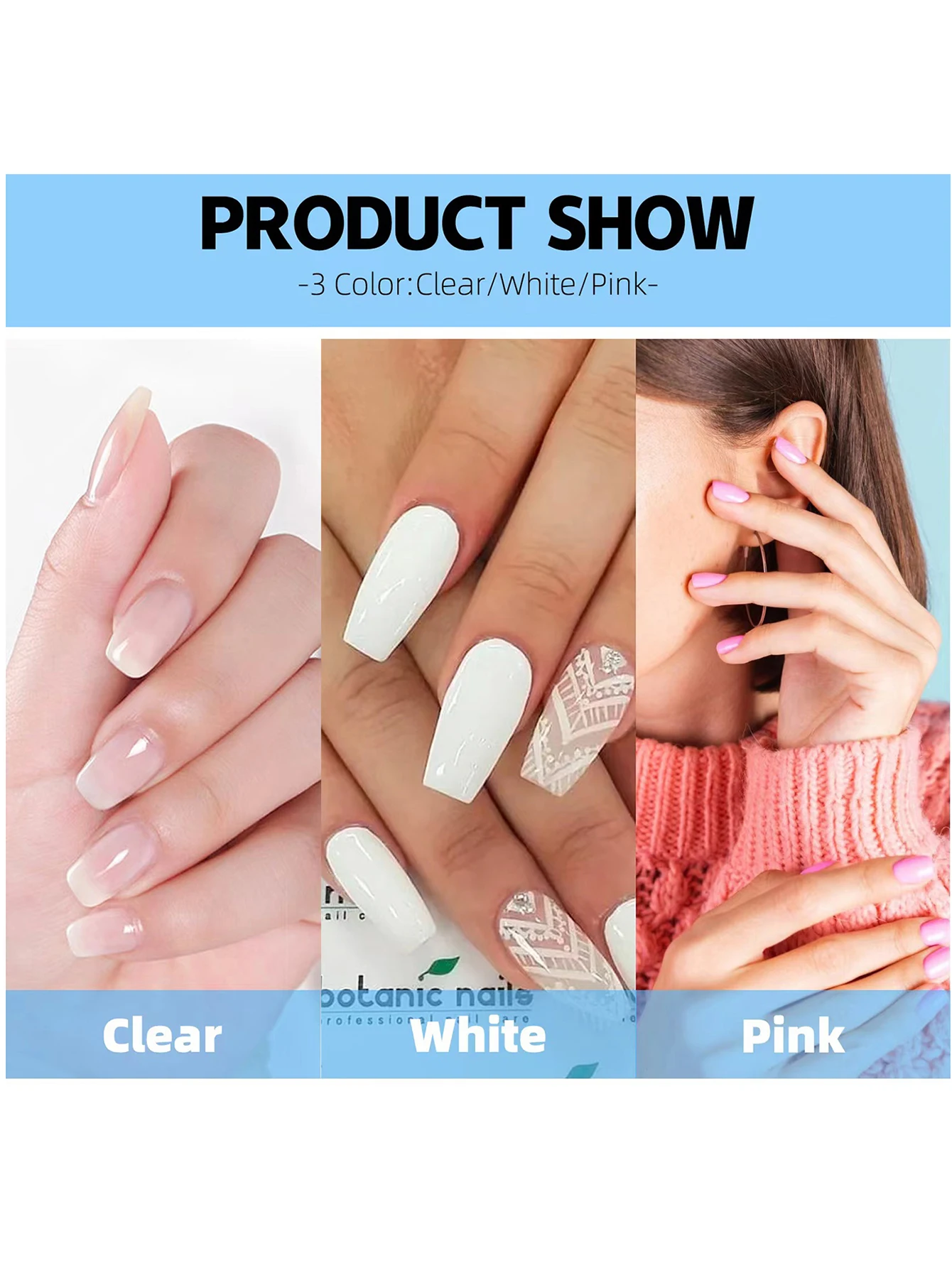 . Big Discount Full Acrylic Nail Art Tool Set, Beginner Nail Extension Kit with Free Shipping - Image 4