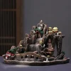 Big Size Furniture Ornaments Backflow Incense Burner Resin Incense Holder Buddhist Supplies for Home Decor Large Christmas Gift