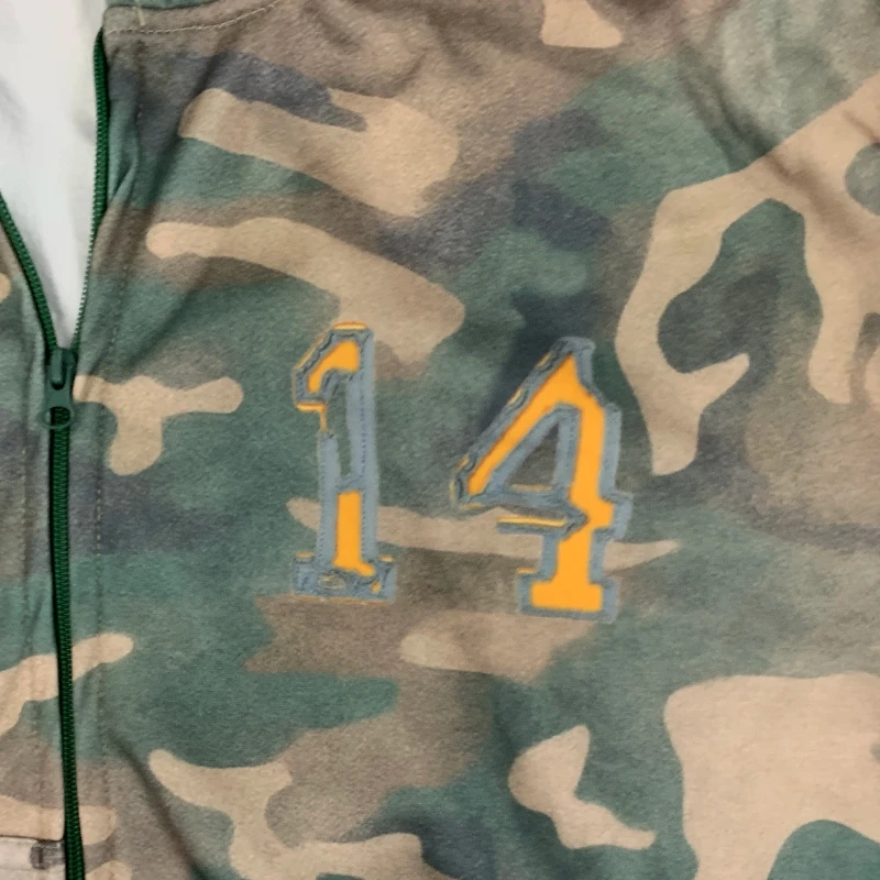 Camouflage Leopard Printed Stitching Made Old Patchwork Aesthetics Hoodie Autumn Winter Long Sleeved Vintage Harajuku Streetwear - Image 6