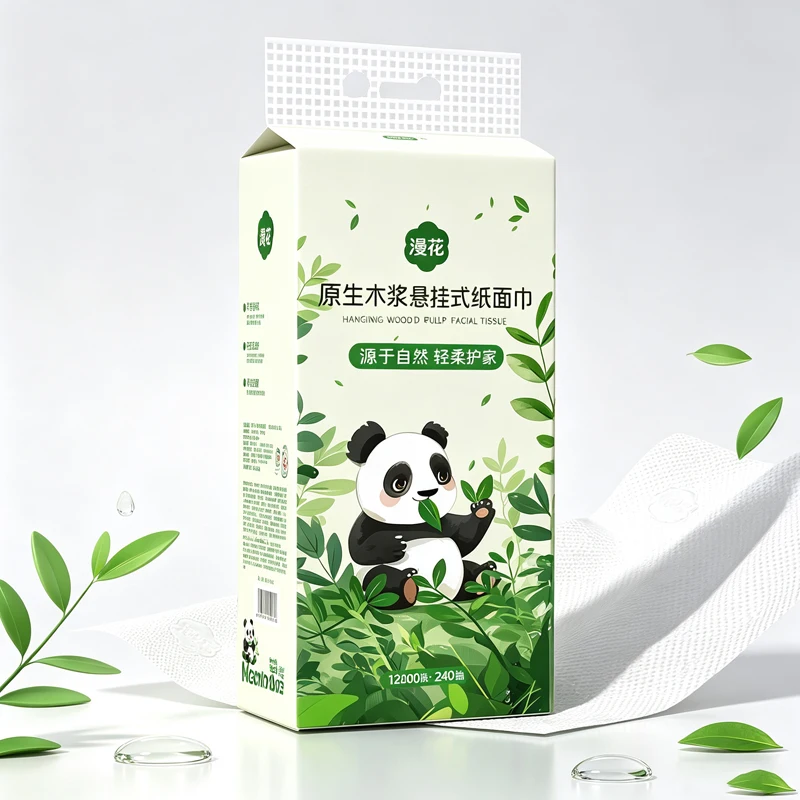 Can Hang Paper Towels To Pump Home Napkins Log Embossed Soft And Comfortable Facial Tissue 5-layer Sanitary Napkin Kitchen Paper