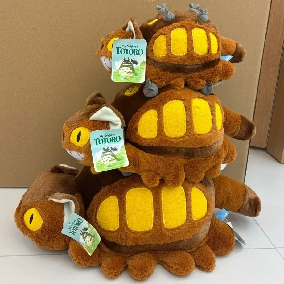 Cartoon Animation Bus My Neighbor Totoro Doll Soft Plush Animal Toys Stuffed Totoro Bus Kids Xmas Birthday Gift Anime Plush Toys - Image 3