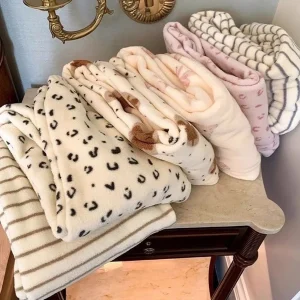 Cartoon Pajamas Pants Fluffy Women Winter Warm Thick Sleepwear Trousers PJ Pants Christmas Kawaii Flannel Homewear
