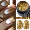 Champagne Gold Glitter Reflective Nail Gel Polish Sparkling Nail Gel Crystal Glitter Graffiti Stripe Pull Line Nail UV Gel