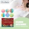 Children's Bath Bombs Set Cleanse Moisturize Skin Aromatherapy Relieve Fatigue Stress Relax Both Body and Mood Happy Bath Ball