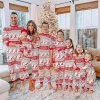 Christmas Family Matching Pyjamas Homewear 2 Pieces Suit Adult Kids Sleepwear New Year's Costume Merry Christmas Gift