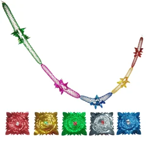 Christmas Foil Garland Ceiling Decorations Metalic Foil Garlands Ceiling Hanging Tinsel Home Decoration Party Supplies