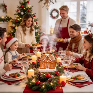 Christmas House Diffuser Gentle Chimney Mist Winter Decor Table Centerpiece Christmas House Aromatherapy Diffuser For Fireplace