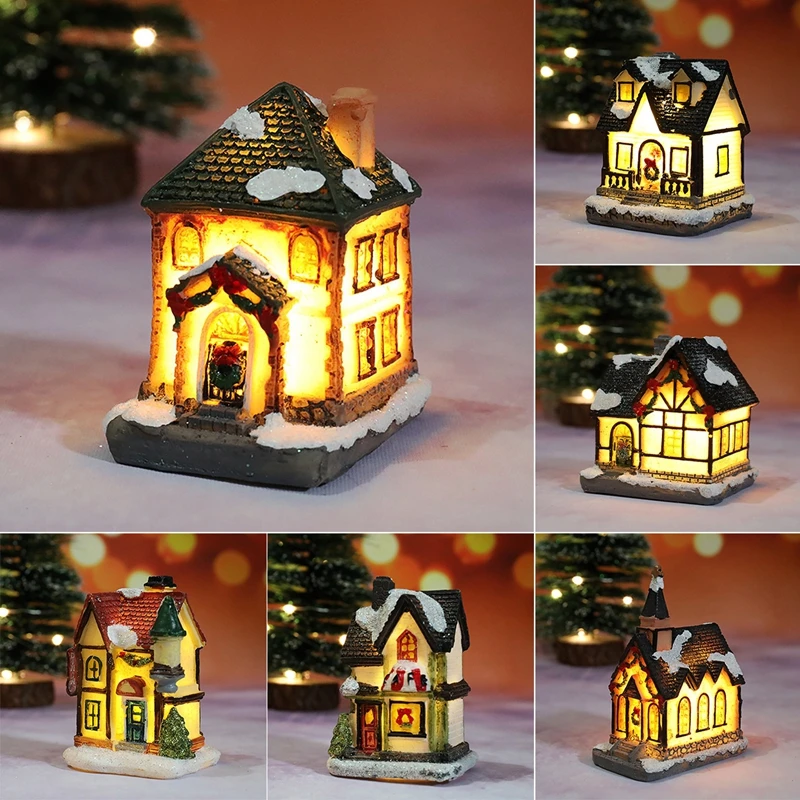 Christmas House Light Decorations For Home Ornaments Kids Xmas Gift New Year 2025 Navidad Decor Bedroom Night Light With Battery - Image 5