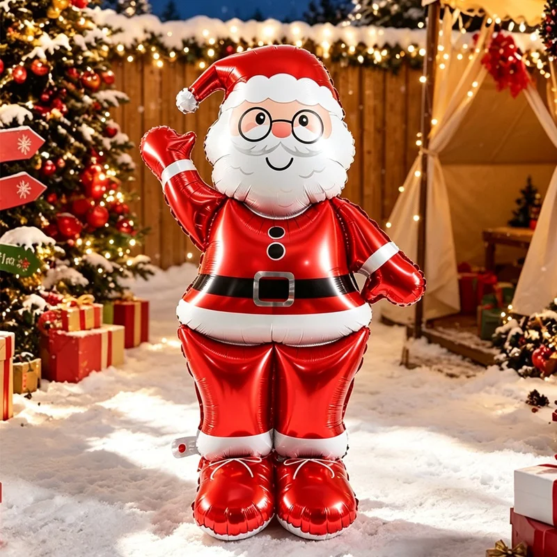 Christmas Santa Claus Snowman Design Foil Balloons Perfect for New Year Christmas Decorations Navidad 2026 Home Party Supplies - Image 2