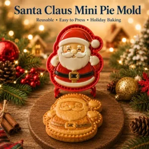 Christmas Themed Mini Pie Mold Collection Portable Practical Small Tart Baking Mould Set Xmas Home Kitchen Bakeware Tools