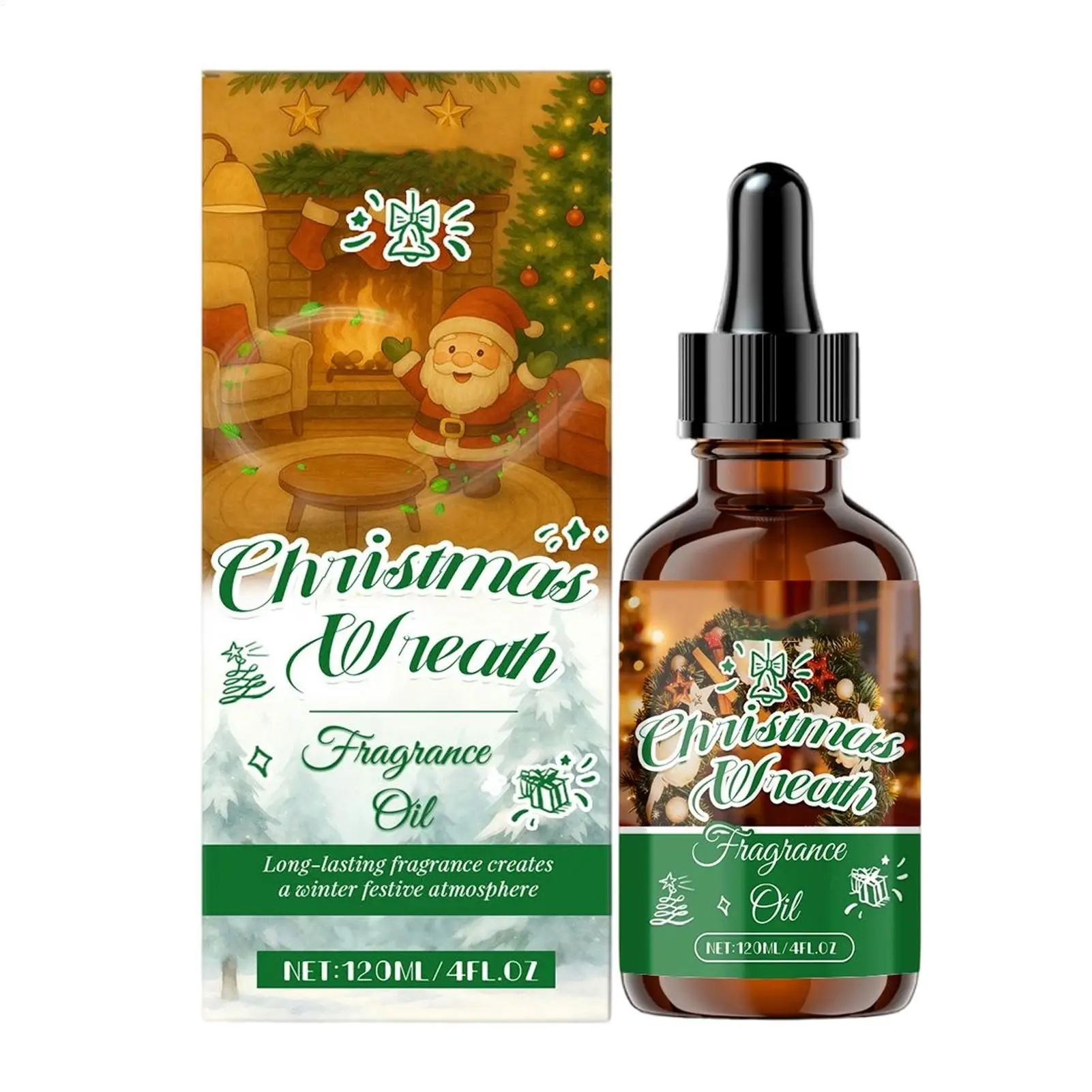 Christmas Tree Essential Oils Scents Fragrance Aromatherapy Oils Christmas Atmosphere Fragrance Oil For Bedroom Living Room - Image 6