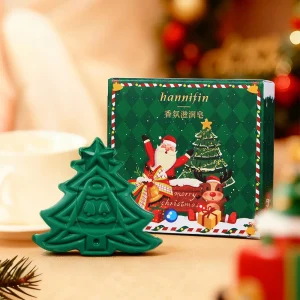 Christmas Tree Shaped Essential Oil Soap Natural Plant Fragrance Cleansing Handmade Bar Soap Gentle Skin Moisturizing Bath Soap