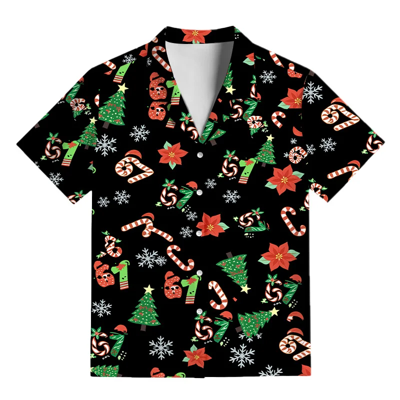 Christmas-themed 3D-print Loungewear Set (shirt and Pants)—available for Children, Couples, and Families; A Perfect Holiday Gift - Image 2