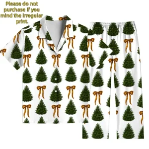Christmas-themed Matching Family Loungewear Set (shirts and Pants) with 3D Prints for Boys, Girls, Couples, and Parents.