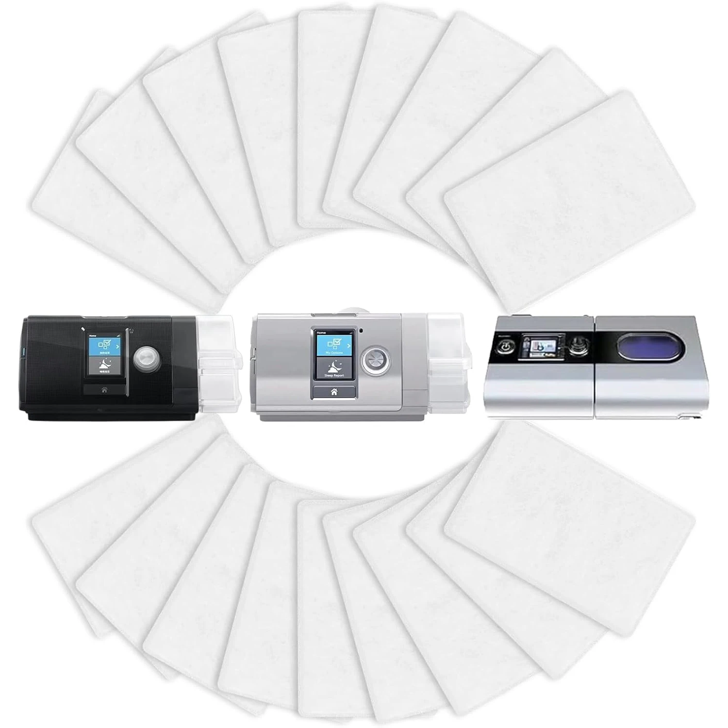 Compatible with Air 10, Airsense 10, Aircurve 10, S9 Series, Airstart , CPAP Filters - Disposable CPAP Filters Supplies for CPAP