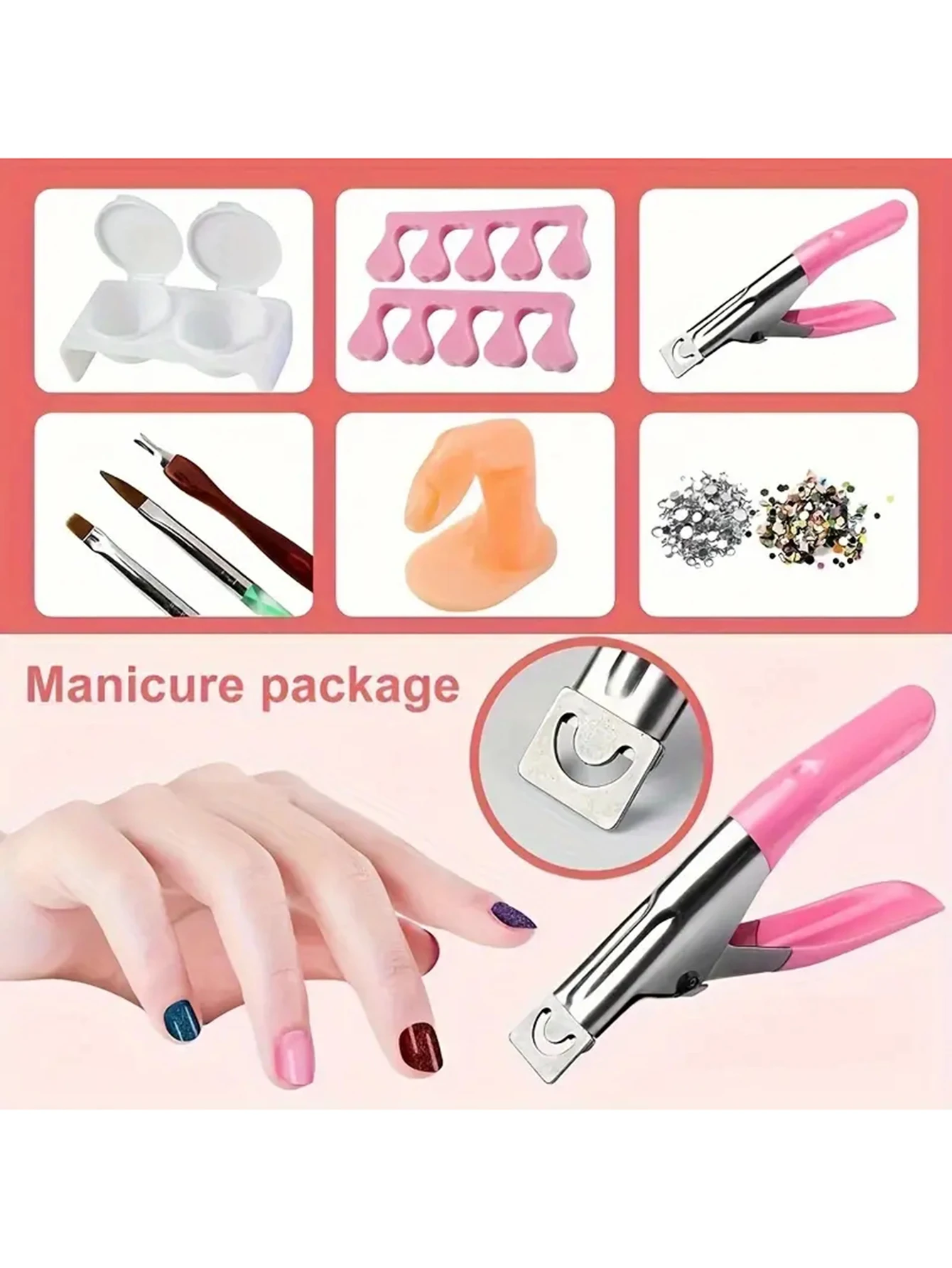 Professional Acrylic Nail Kit, Acrylic Powder Monomer, Acrylic Liquid For Nail Extension, Gel Manicure Set Nail Drill Machine Na - Image 5