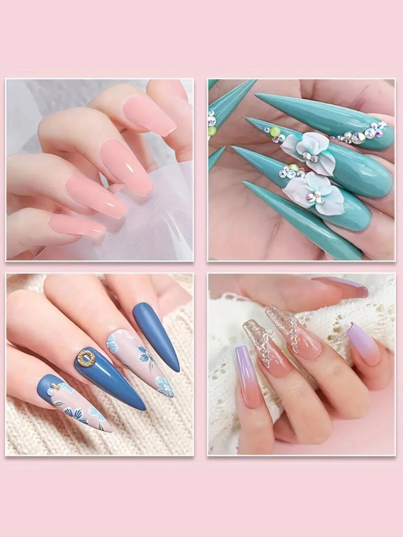 Complete Acrylic Powder Nail Kit, Professional Manicure Set with Nail Drill Machine, Acrylic Liquid, Nail Tips, Color Pigment Po - Image 4