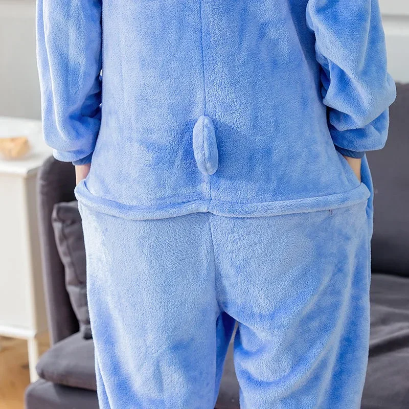 Costumes de cosplay anime pour femmes et hommes, combinaison de dessin animé, pyjama à capuche en glouton mignon - Image 5