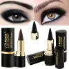 Creamy Texture Eyeliner, 1 Count /2 Counts Easy Coloring Sweat Proof High Pier Pencil, Daily Makeup Accessories for Women and Gi