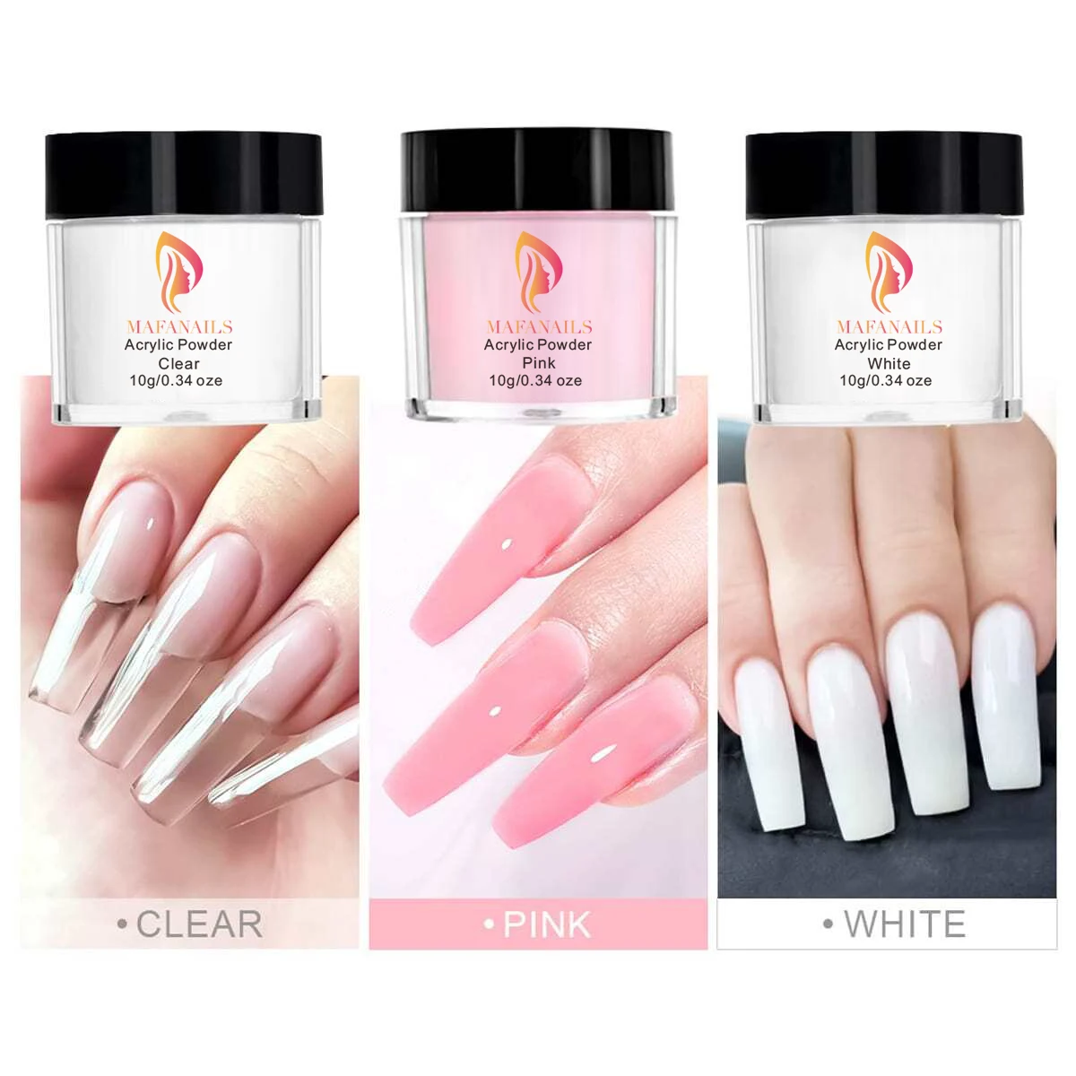 Crystal Powder Set Nail Acrylic Powder and Liquid Monomer Nails Art Decoration For Manicure Crystal Nail Glitter 3D Nail Tools - Image 4