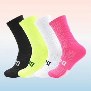 Cycling Socks Men 4 Pairs/set Biking Socks Women Sport Sweat Absorbing Breathable Football Soccer Compression Socks Wholesale