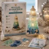 DIY Sea Glass Lighthouse Kit Handmade Sea Glass Art Ornament Home Tabletop Decor Nautical Craft Gift for Adults Beginners