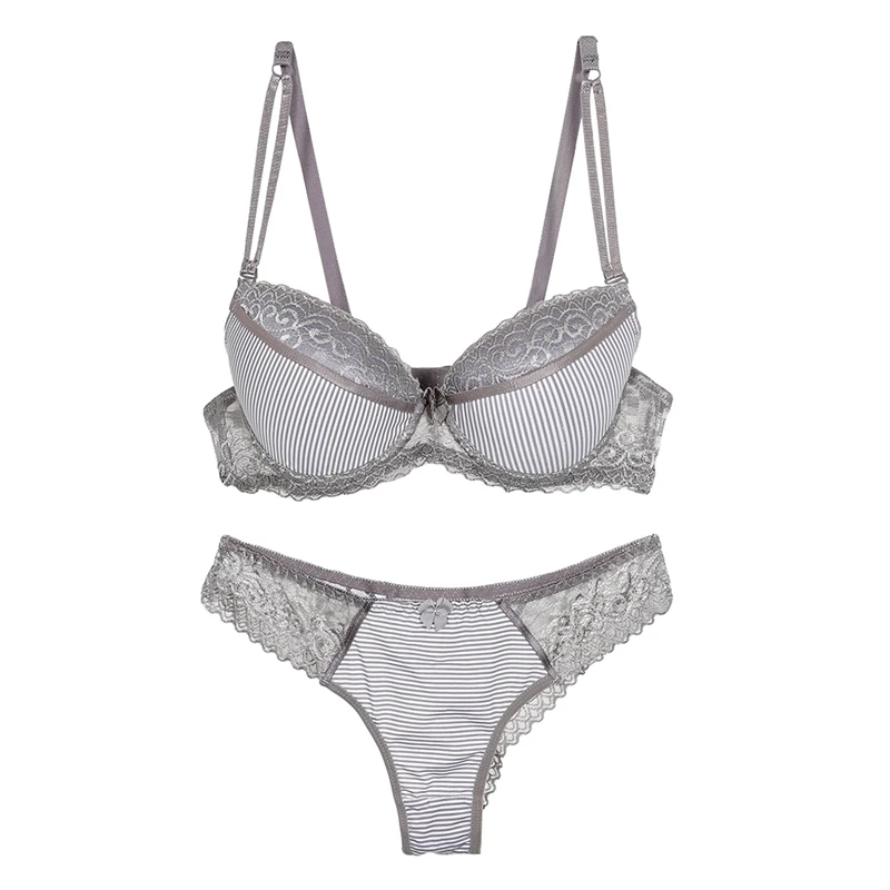 DaiNaFang Push Up Women Bras Set For Big Boops Sexy Lace Underwear Panties BCDE Cup Ladies Plus Size French Female Lingerie - Image 4