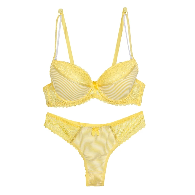 DaiNaFang Push Up Women Bras Set For Big Boops Sexy Lace Underwear Panties BCDE Cup Ladies Plus Size French Female Lingerie - Image 6