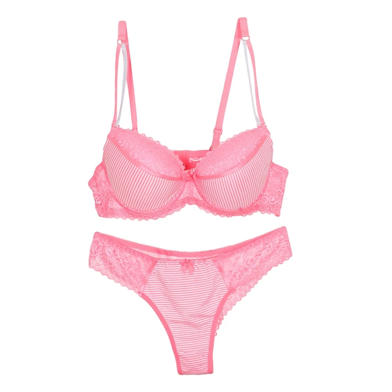 DaiNaFang Push Up Women Bras Set For Big Boops Sexy Lace Underwear Panties BCDE Cup Ladies Plus Size French Female Lingerie - Image 3