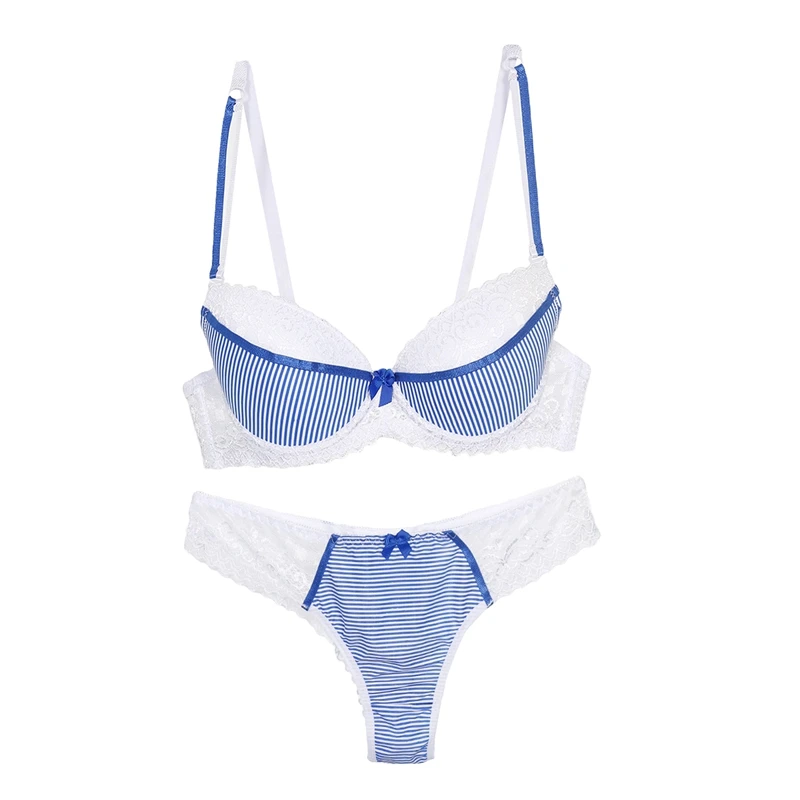 DaiNaFang Push Up Women Bras Set For Big Boops Sexy Lace Underwear Panties BCDE Cup Ladies Plus Size French Female Lingerie - Image 5