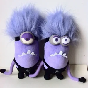 Despicable Me Purple Plush Toy Funny Kawaii Stuffed Doll, Soft Peluche for Children & Holiday Gift