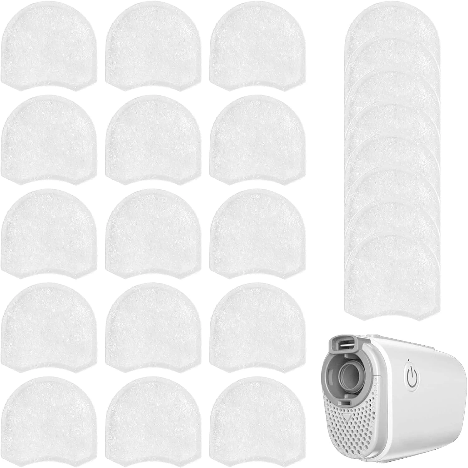 Disposable Replacement AirMini CPAP Filters - Compatible with AirMini , Ultra Fine Filtration for Clean Airflow, CPAP Supplies