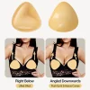 Double-Sided Sticky Bra Pads Women Summer Ultra Instant Push Up Bra Pads Reusable Padded Inserts Strapless Lift For Swimsuit