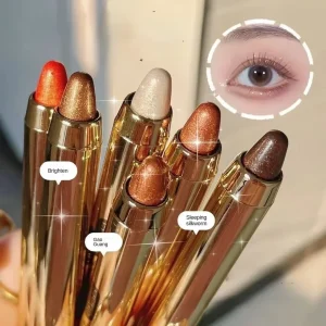 Dual-ended highlighter eyeshadow pencil pearlescent,delicate,shimmering, brightening,long-lasting,non-smudging eyeshadow stick