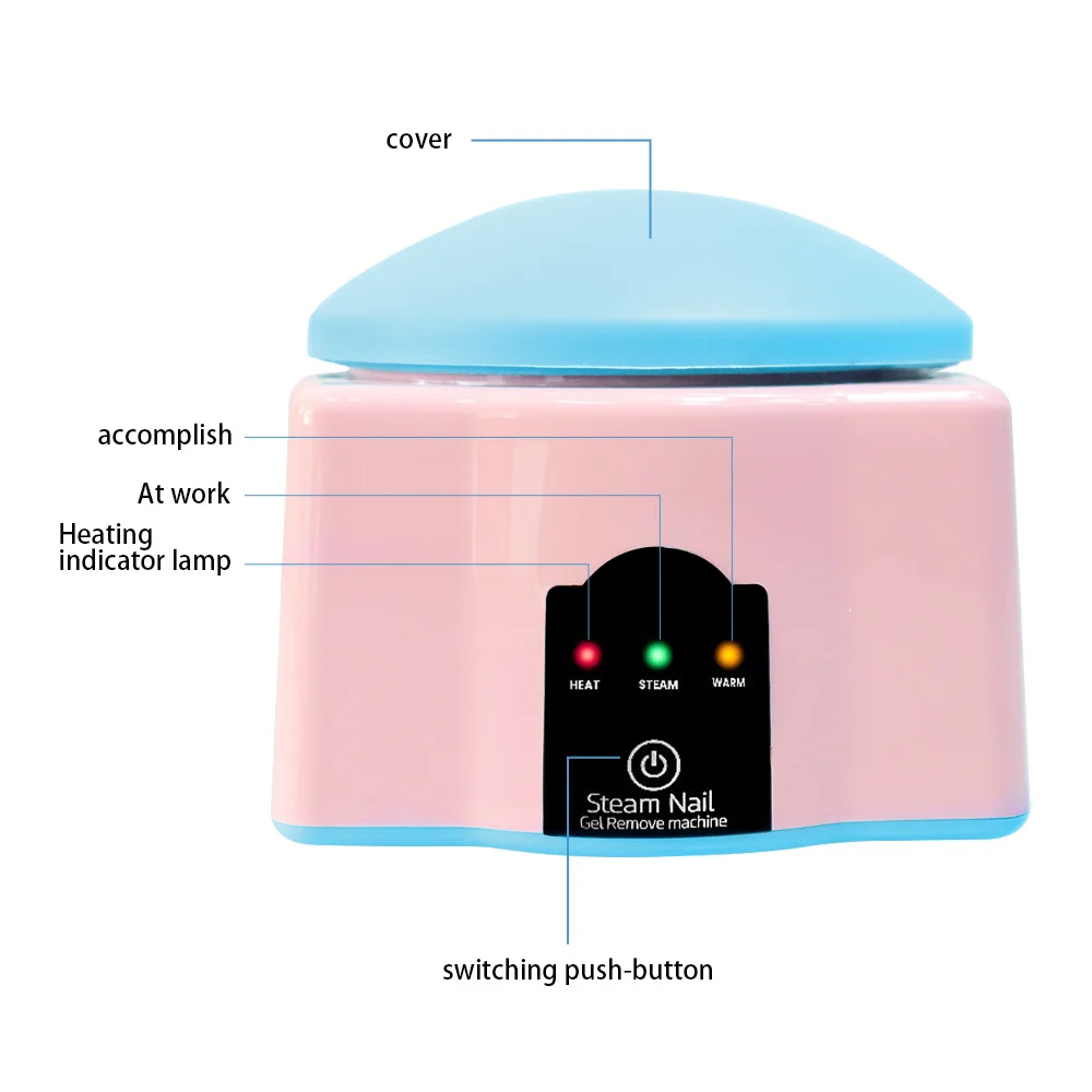 Electric Steam Gel Nail Remover Upgraded Acrylic Nail Polish Removal Box Nail Polish Beauty Salon Machine for Nail Gel Polish - Image 5