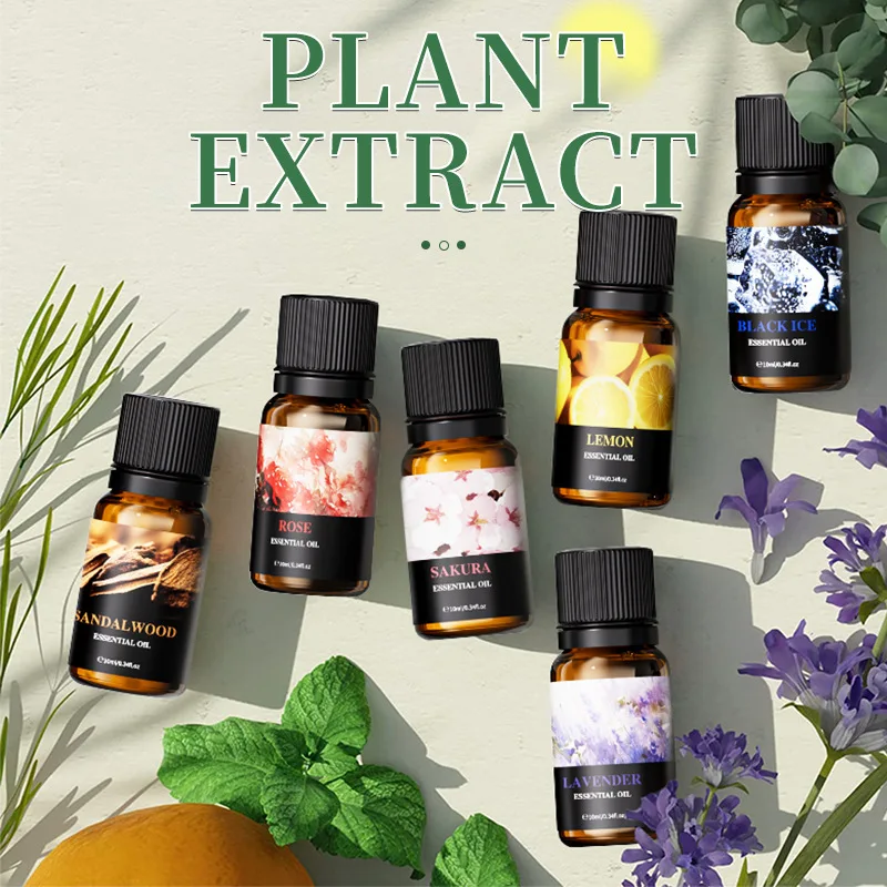 Essential Oil Set 6 Pcs Aromatherapy Home Fragrance Fresh Scent Aromatic Christmas Thanksgiving Gift for Women Men Holiday - Image 3